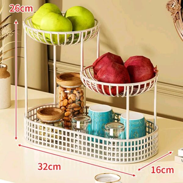 3 Tiers Fruit Basket Fruit Bowl - Image 2