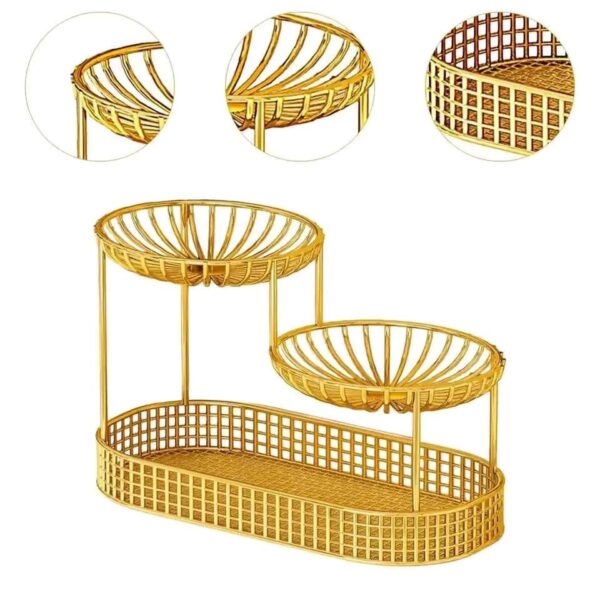 3 Tiers Fruit Basket Fruit Bowl - Image 7